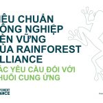 Tiêu chuẩn Nông nghiệp bền vững của RAINFOREST ALLIANCE- P.1