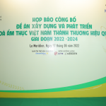 Hiệp hội Văn hóa Ẩm thực Việt Nam tổ chức họp báo công bố đề án mới